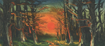 Maurice De Vlaminck, Coucher De Soleil Fort De Senonches, Vlaminck, Signed, Lithograph