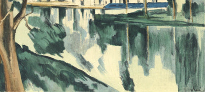 Maurice De Vlaminck, La Seine Chatou, Vlaminck, Signed, Lithograph