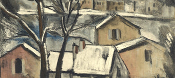 Maurice De Vlaminck, Paysage D'Hiver, Vlaminck, Signed, Lithograph