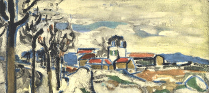 Maurice De Vlaminck, Les Coteaux De Chatou, Vlaminck, Signed, Lithograph