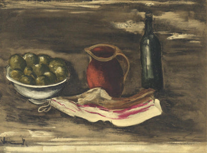 Maurice De Vlaminck, Nature Morte Au Lard, Vlaminck, Signed, Lithograph