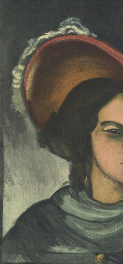 Maurice De Vlaminck, Portrait De Madeleine, Vlaminck, Signed, Lithograph