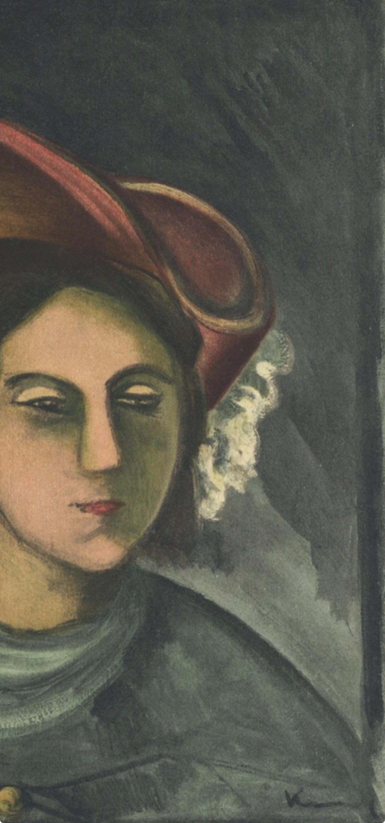 Maurice De Vlaminck, Portrait De Madeleine, Vlaminck, Signed, Lithograph