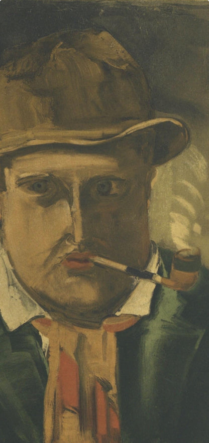 Maurice De Vlaminck, Portrait De L'Artiste, Vlaminck, Signed, Lithograph