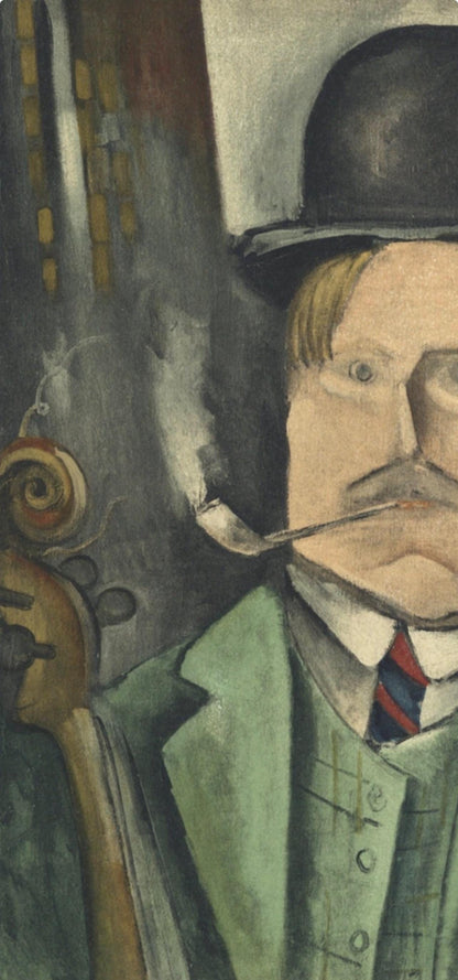 Maurice De Vlaminck, Portrait De L'Artiste, Vlaminck, Signed, Lithograph