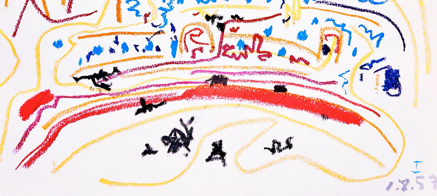 Pablo Picasso, Composition (Bloch 1276; Czwiklitzer 23), Toros Y Toreros, Lithograph