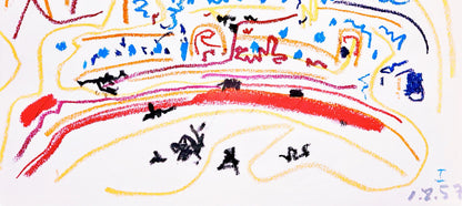 Pablo Picasso, Composition (Bloch 1276; Czwiklitzer 23), Toros Y Toreros, Lithograph