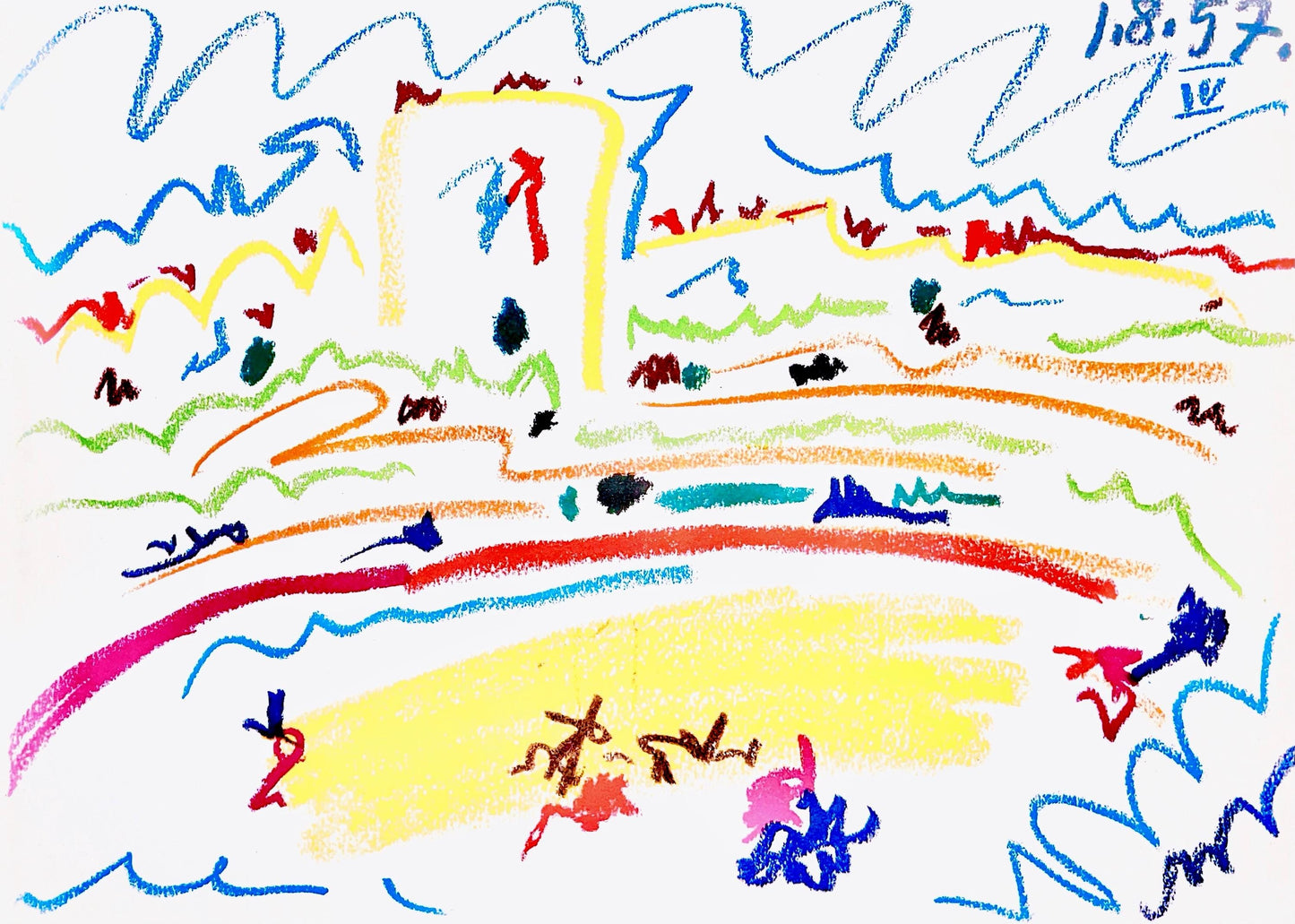 Pablo Picasso, Composition (Bloch 1276; Czwiklitzer 23), Toros Y Toreros, Lithograph