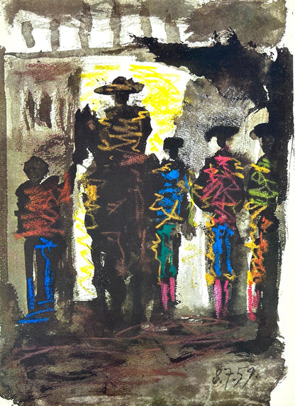 Pablo Picasso, Composition (Bloch 1276; Czwiklitzer 23), Toros Y Toreros, Lithograph