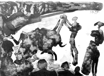 Pablo Picasso, Composition (Bloch 1276; Czwiklitzer 23), Toros Y Toreros, Lithograph