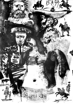 Pablo Picasso, Composition (Bloch 1276; Czwiklitzer 23), Toros Y Toreros, Lithograph