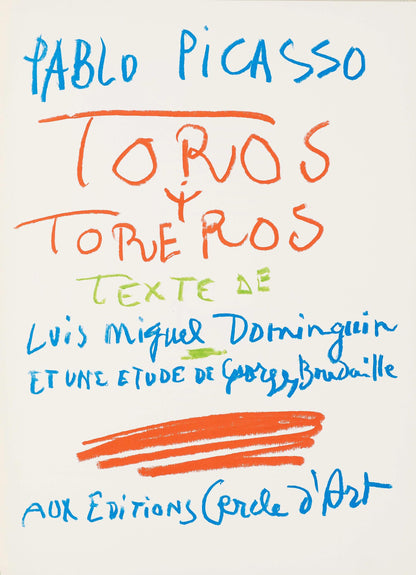 Pablo Picasso, Composition (Bloch 1276; Czwiklitzer 23), Toros Y Toreros, Lithograph