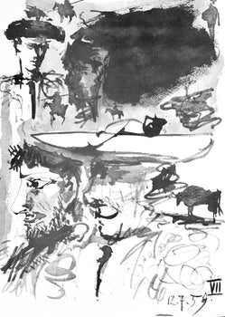 Pablo Picasso, Composition (Bloch 1276; Czwiklitzer 23), Toros Y Toreros, Lithograph