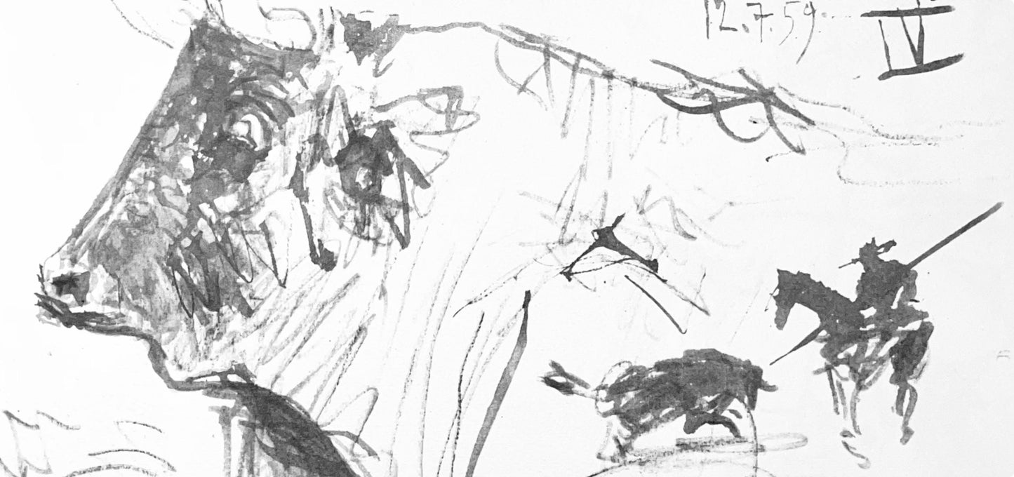 Pablo Picasso, Composition (Bloch 1276; Czwiklitzer 23), Toros Y Toreros, Lithograph