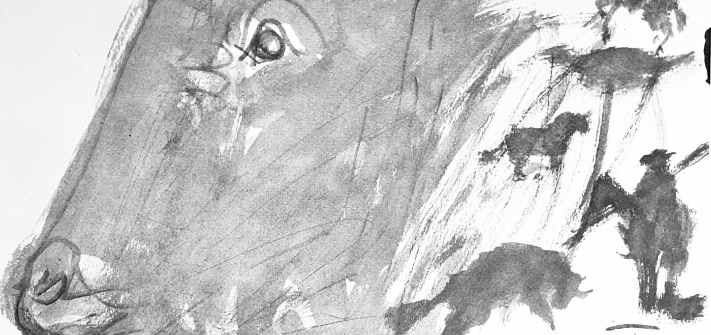 Pablo Picasso, Composition (Bloch 1276; Czwiklitzer 23), Toros Y Toreros, Lithograph