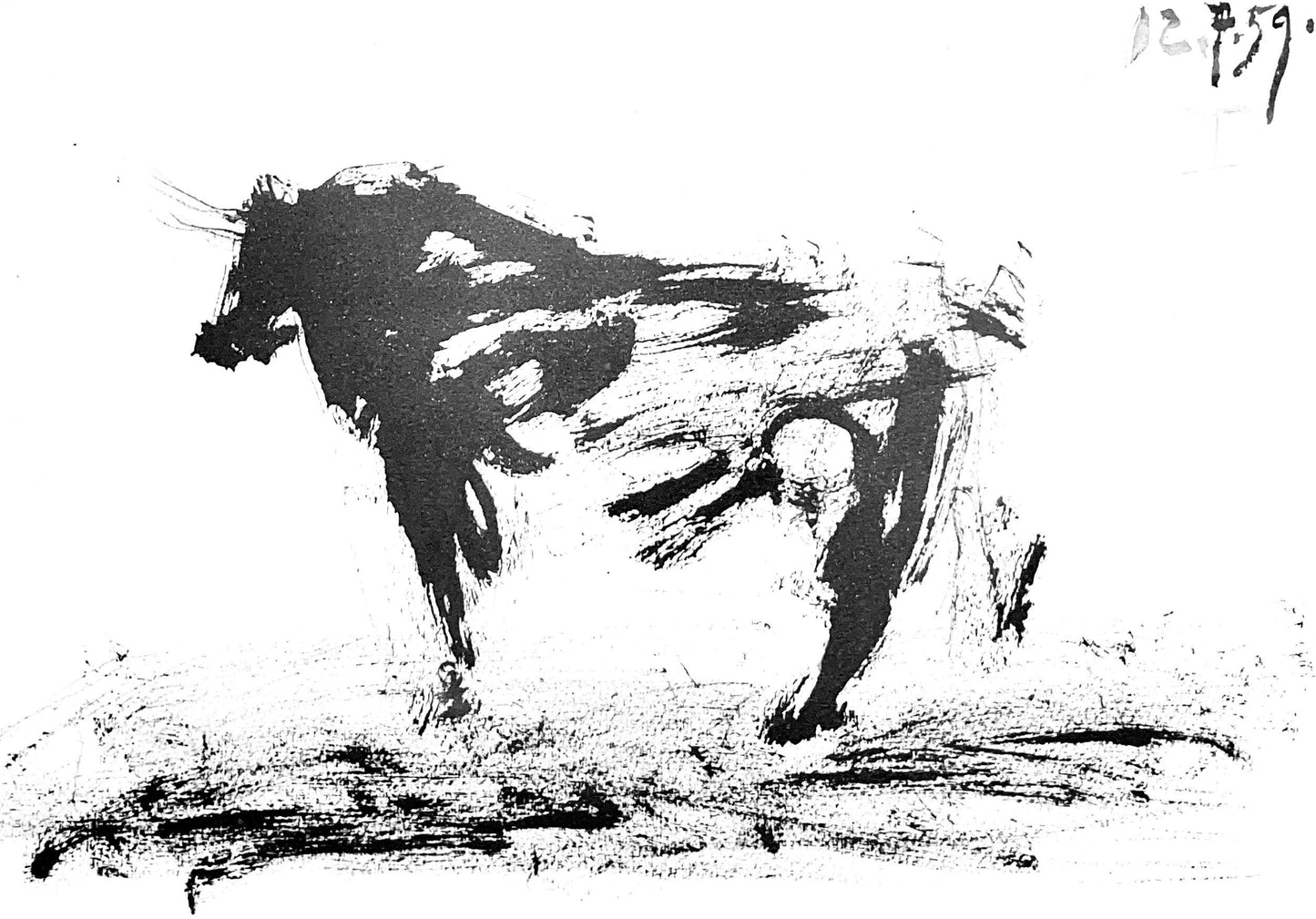 Pablo Picasso, Composition (Bloch 1276; Czwiklitzer 23), Toros Y Toreros, Lithograph