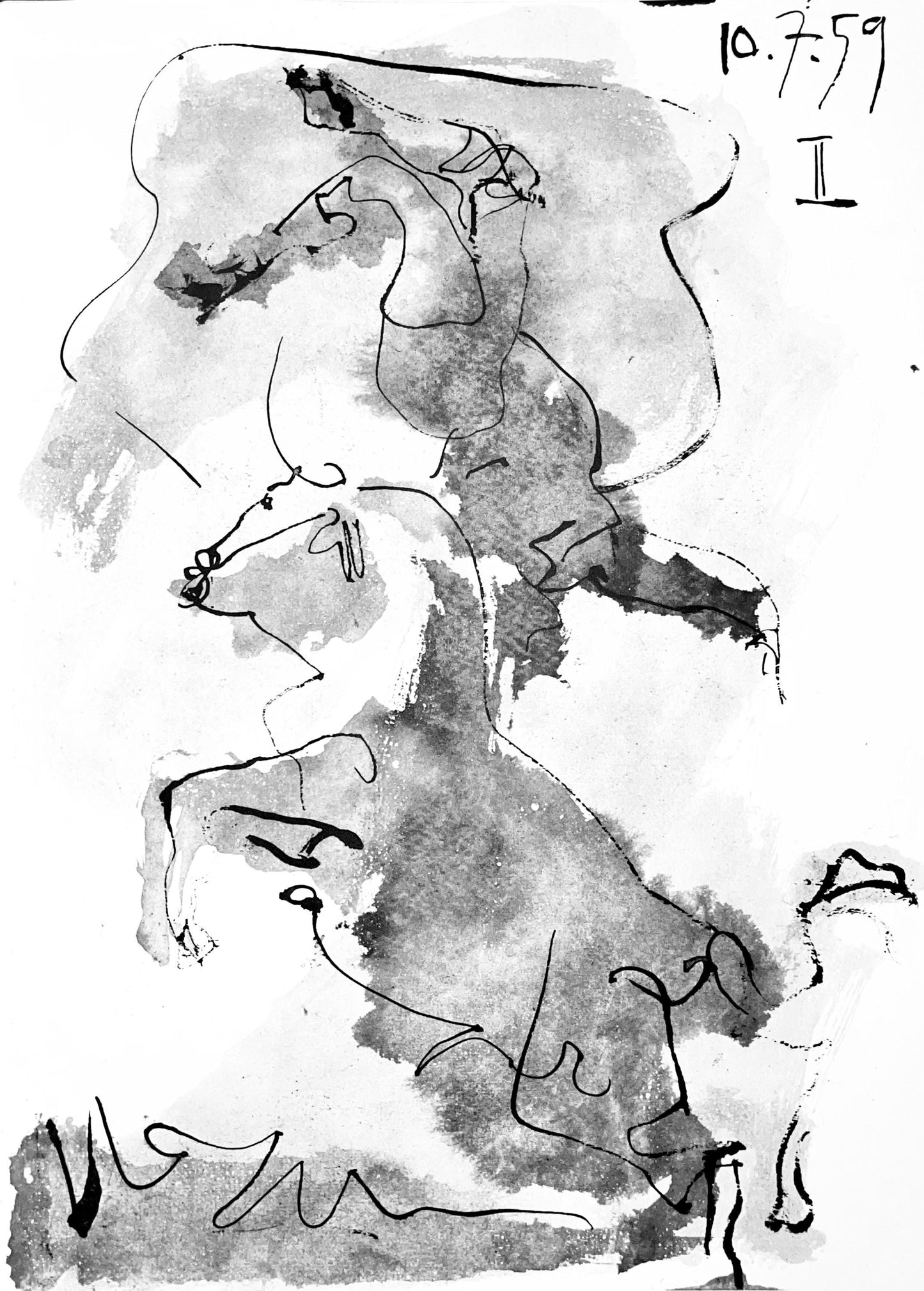 Pablo Picasso, Composition (Bloch 1276; Czwiklitzer 23), Toros Y Toreros, Lithograph