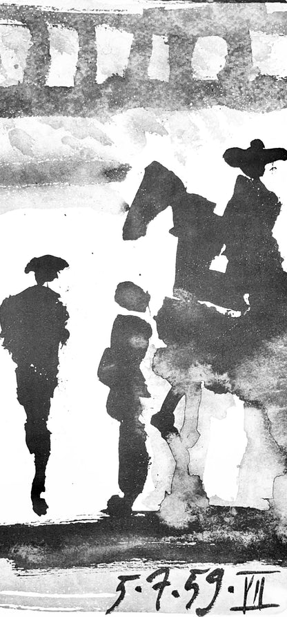 Pablo Picasso, Composition (Bloch 1276; Czwiklitzer 23), Toros Y Toreros, Lithograph