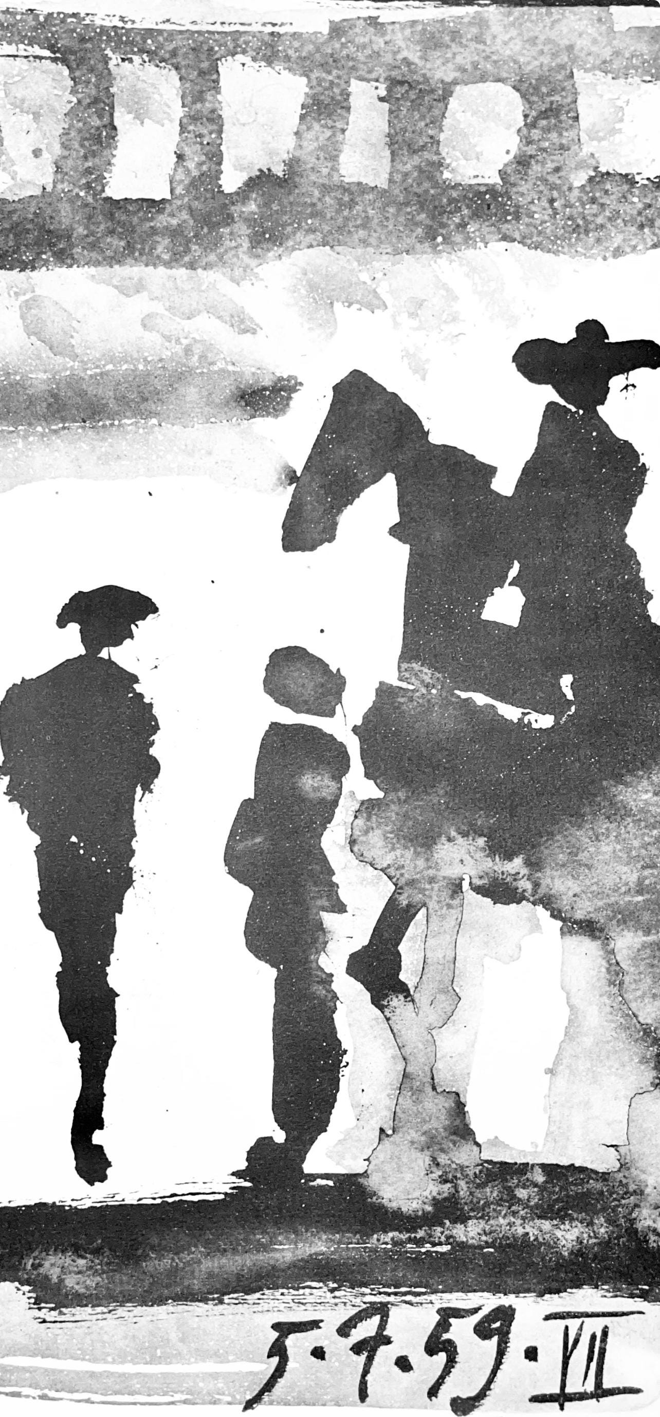 Pablo Picasso, Composition (Bloch 1276; Czwiklitzer 23), Toros Y Toreros, Lithograph