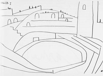 Pablo Picasso, Composition (Bloch 1276; Czwiklitzer 23), Toros Y Toreros, Lithograph