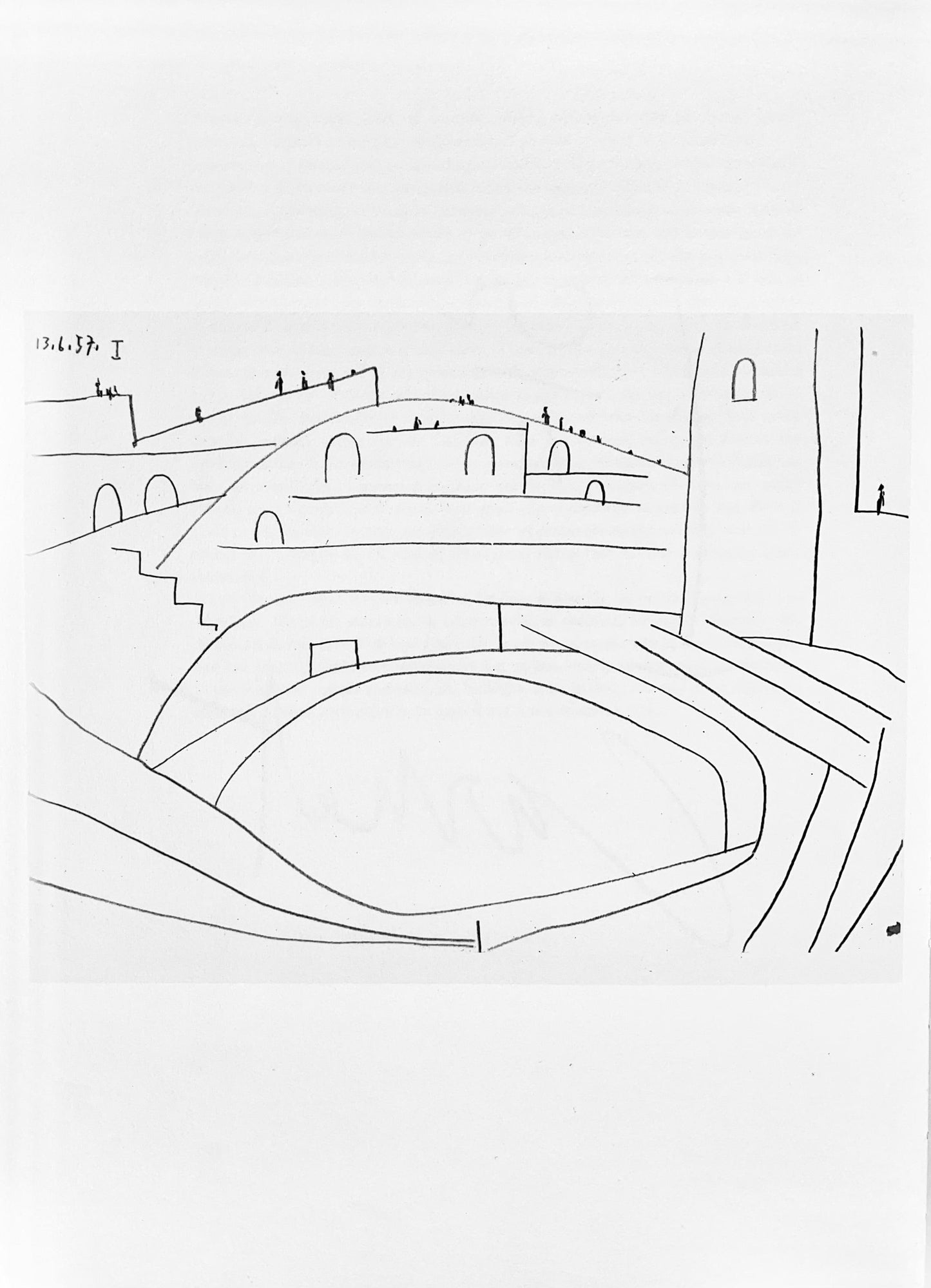 Pablo Picasso, Composition (Bloch 1276; Czwiklitzer 23), Toros Y Toreros, Lithograph