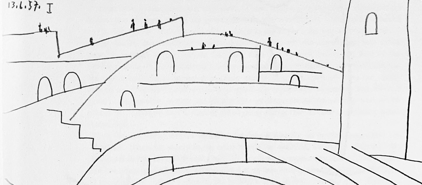 Pablo Picasso, Composition (Bloch 1276; Czwiklitzer 23), Toros Y Toreros, Lithograph