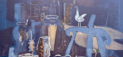 Georges Braque, Atelier Vi, L'Hommage Georges Braque, Derrire Le Miroir, Lithograph