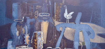 Georges Braque, Atelier Vi, L'Hommage Georges Braque, Derrire Le Miroir, Lithograph