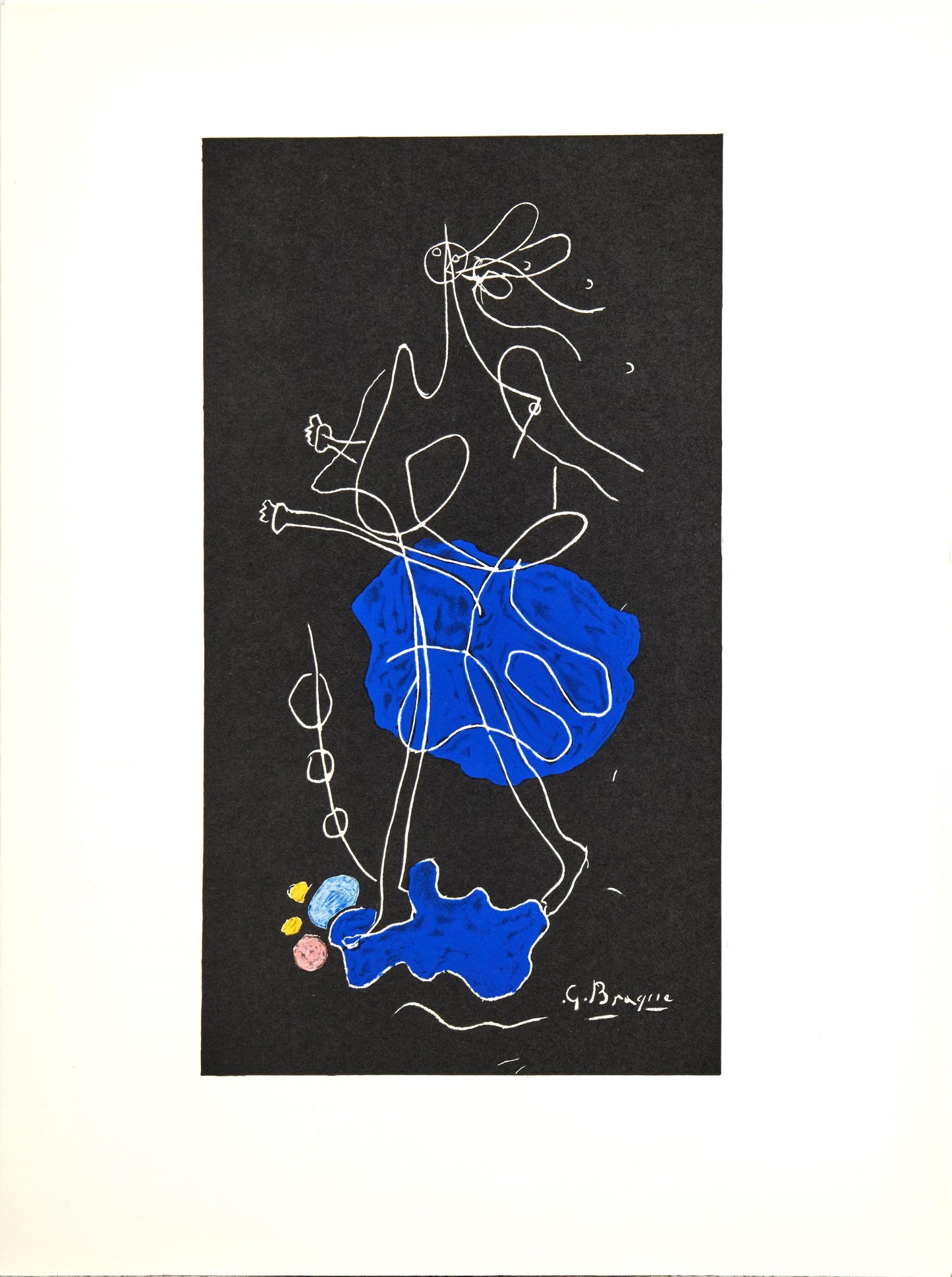 Georges Braque, Ajax, L'Hommage Georges Braque, Derrire Le Miroir, Lithograph