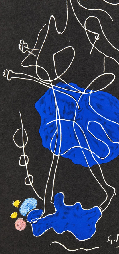 Georges Braque, Ajax, L'Hommage Georges Braque, Derrire Le Miroir, Lithograph