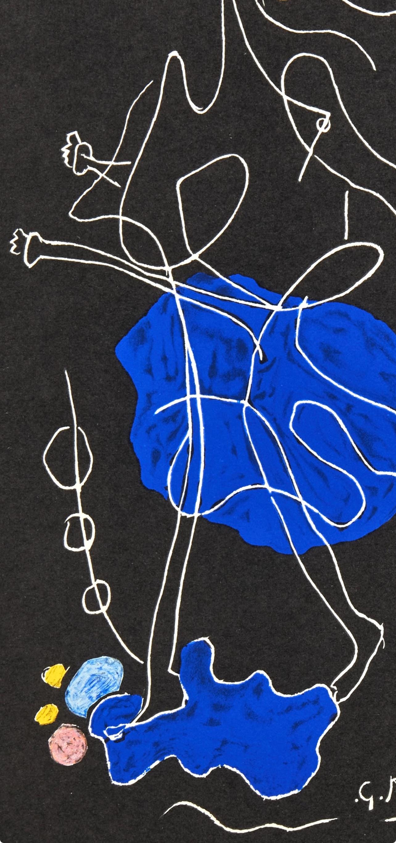 Georges Braque, Ajax, L'Hommage Georges Braque, Derrire Le Miroir, Lithograph