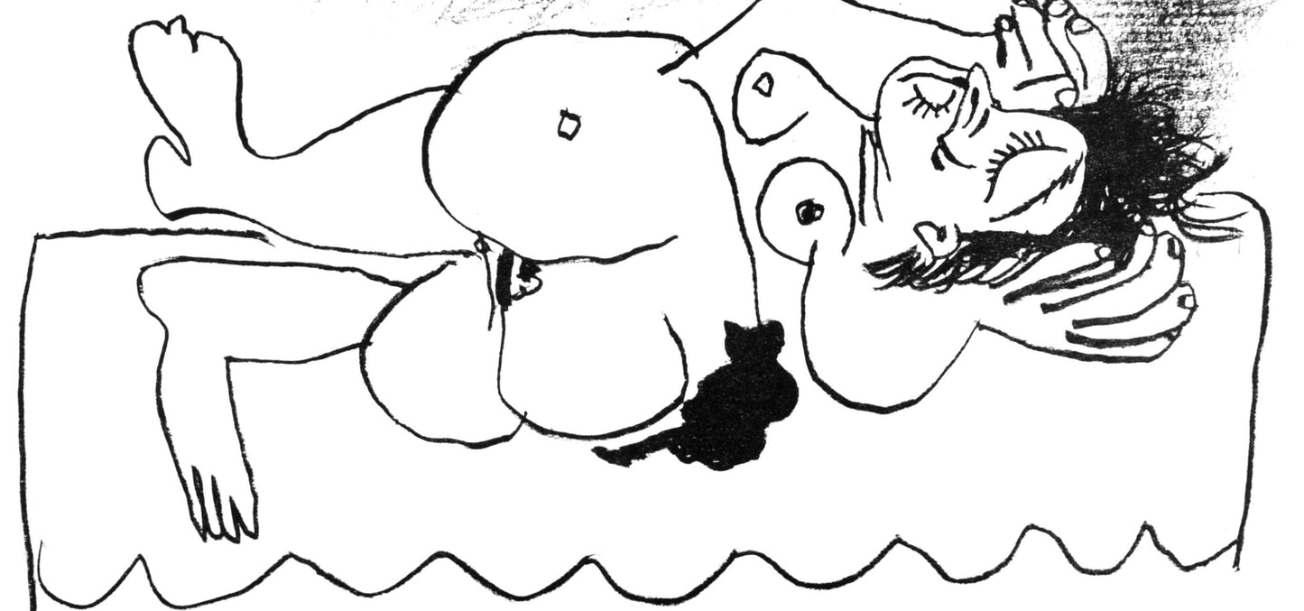 Pablo Picasso, Pome Pour Georges Braque (Cramer 124; M. 401), L'Hommage Georges Braque, Derrire Le