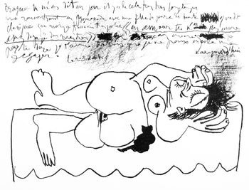 Pablo Picasso, Pome Pour Georges Braque (Cramer 124; M. 401), L'Hommage Georges Braque, Derrire Le