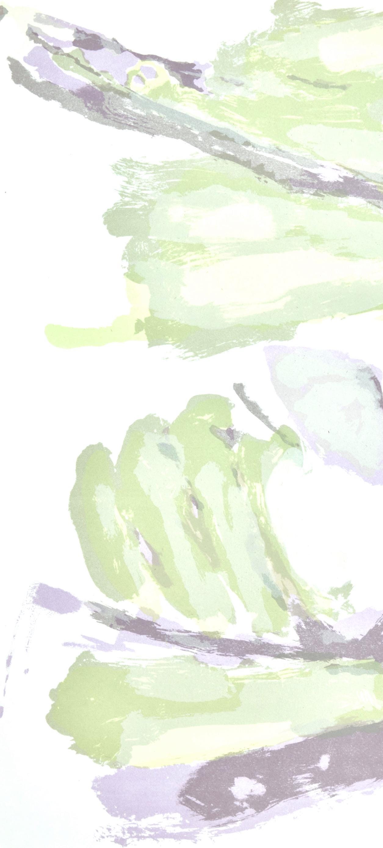 Pierre Pallut, Composition, L'Hommage Georges Braque, Derrire Le Miroir, Lithograph