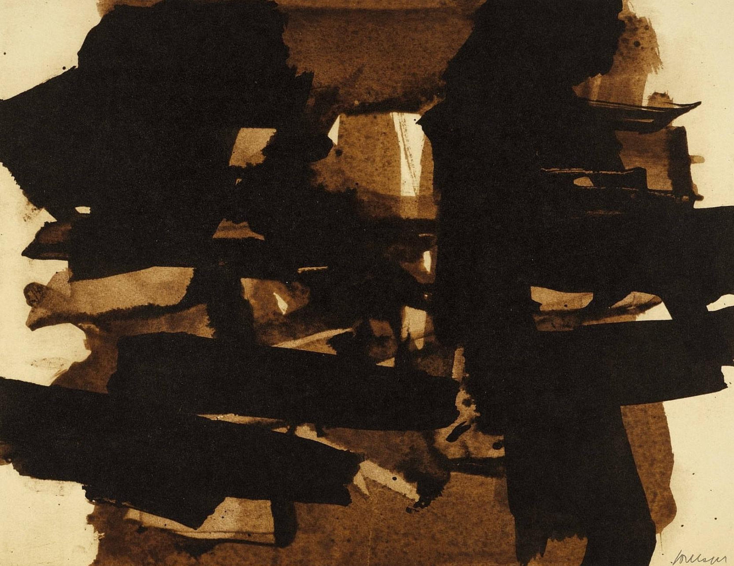 Pierre Soulages, Composition, Pierre Soulages, Peintres D'Aujourd'Hui, Hliogravure