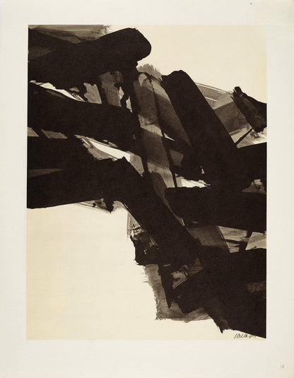 Pierre Soulages, Composition, Pierre Soulages, Peintres D'Aujourd'Hui, Hliogravure