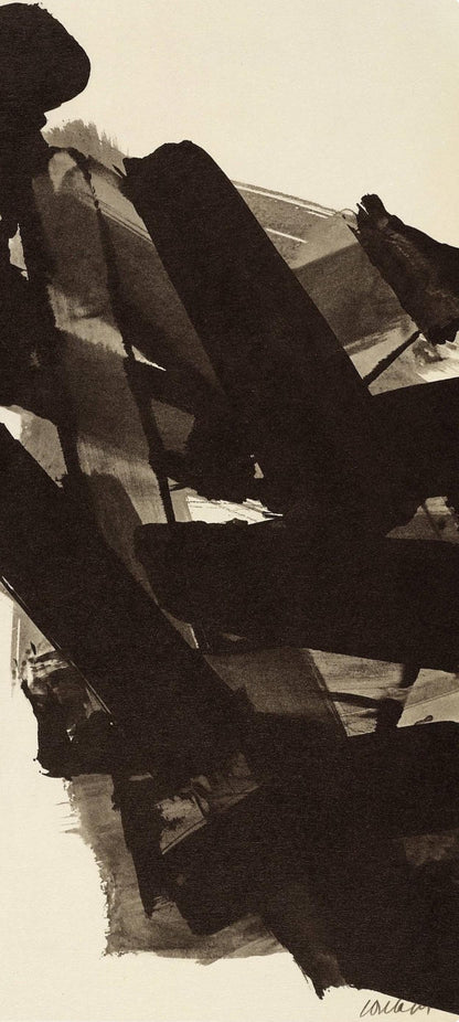 Pierre Soulages, Composition, Pierre Soulages, Peintres D'Aujourd'Hui, Hliogravure