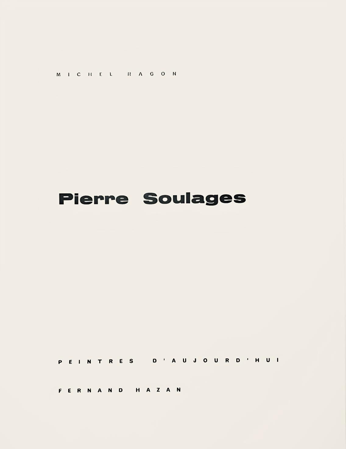 Pierre Soulages, Composition, Pierre Soulages, Peintres D'Aujourd'Hui, Hliogravure