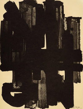 Pierre Soulages, Composition, Pierre Soulages, Peintres D'Aujourd'Hui, Hliogravure