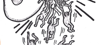 Keith Haring, Composition, Against All Odds, Lithograph