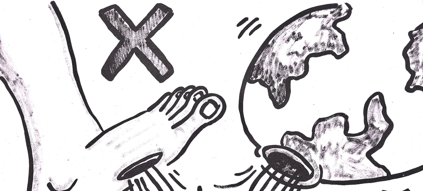 Keith Haring, Composition, Against All Odds, Lithograph