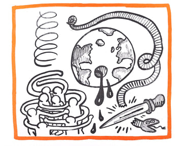 Keith Haring, Composition, Against All Odds, Lithograph