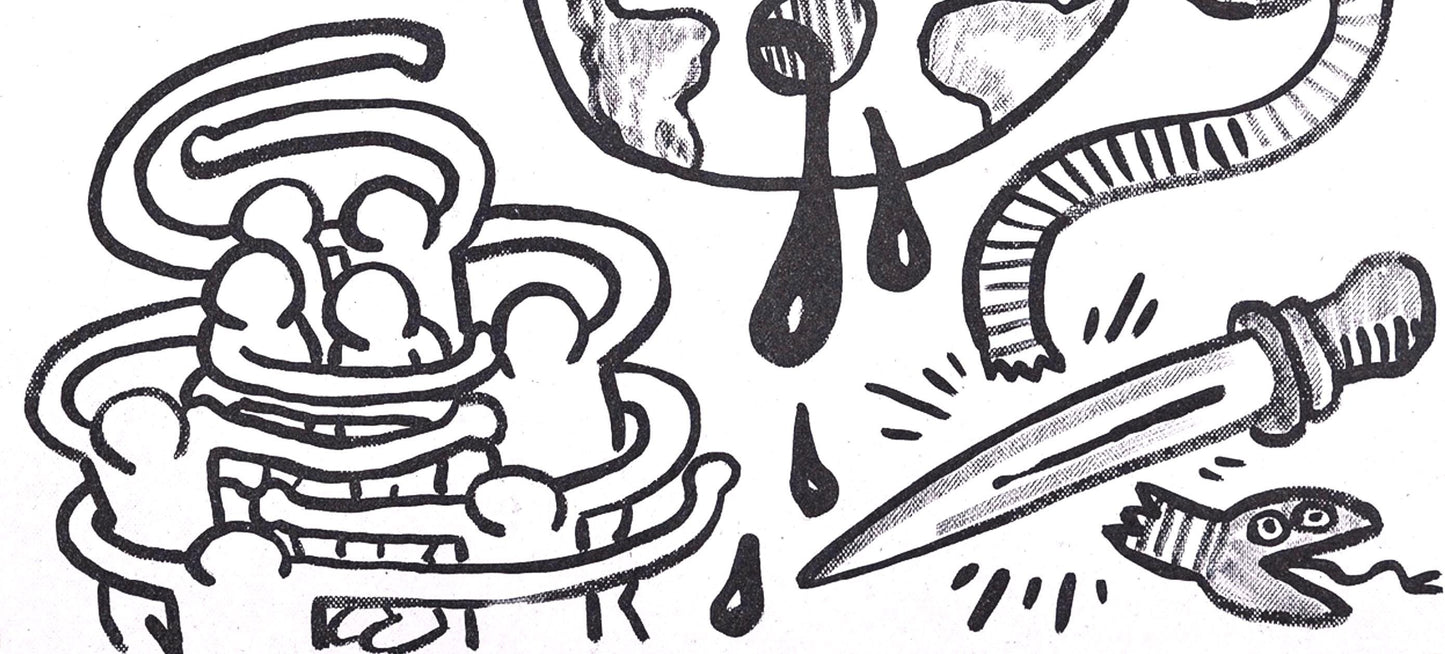 Keith Haring, Composition, Against All Odds, Lithograph