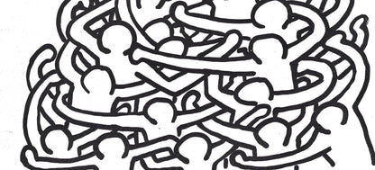 Keith Haring, Composition, Against All Odds, Lithograph