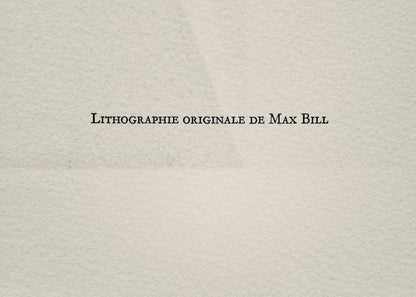 Max Bill, Prisma, San Lazzaro Et Ses Amis, Xxe Sicle, Lithograph