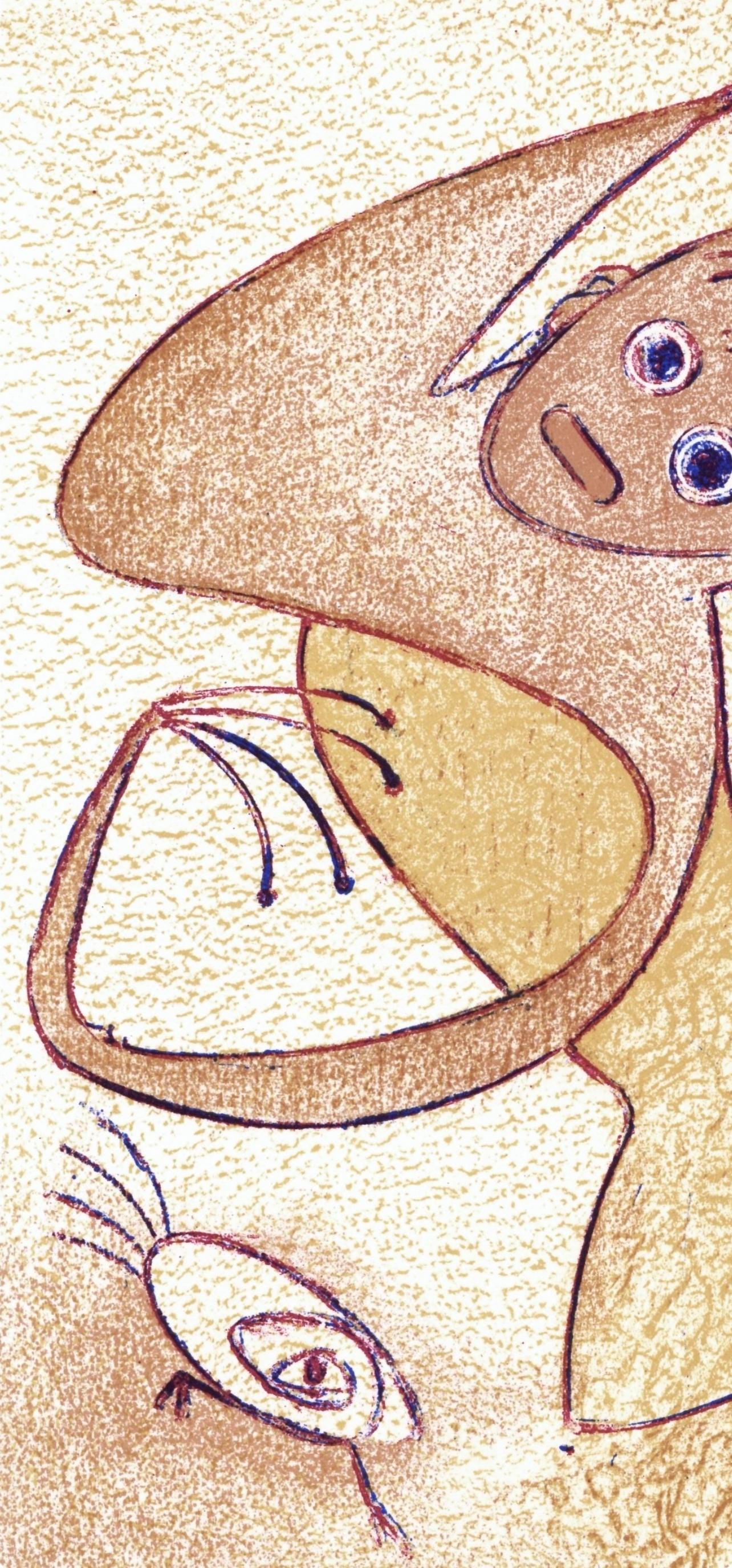 Max Ernst, Composition, San Lazzaro Et Ses Amis, Xxe Sicle, Lithograph