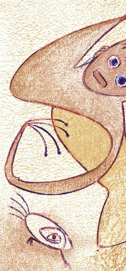 Max Ernst, Composition, San Lazzaro Et Ses Amis, Xxe Sicle, Lithograph