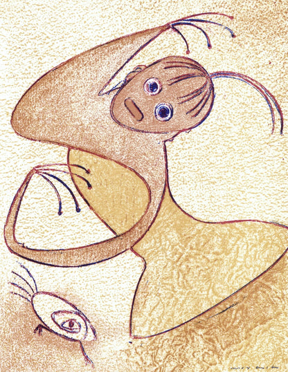 Max Ernst, Composition, San Lazzaro Et Ses Amis, Xxe Sicle, Lithograph