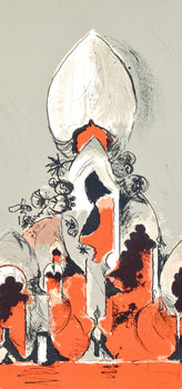 Graham Sutherland, The Cathedral I (Tassi 160), San Lazzaro Et Ses Amis, Xxe Sicle, Lithograph