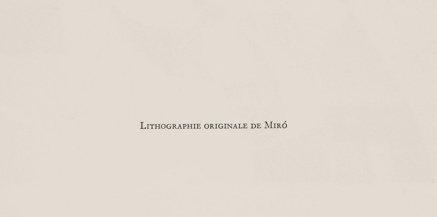 Joan Mir, Composition (Cramer 202; Mourlot 1080), San Lazzaro Et Ses Amis, Xxe Sicle, Lithograph